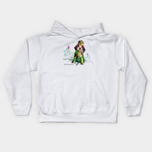 Little Beagle King Kids Hoodie